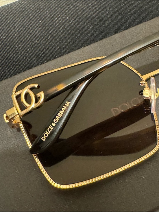 Dolce & Gabbana Accessories - NWT Dolce & Gabbana Gold DG2279 Square Sunglasses - Full Set